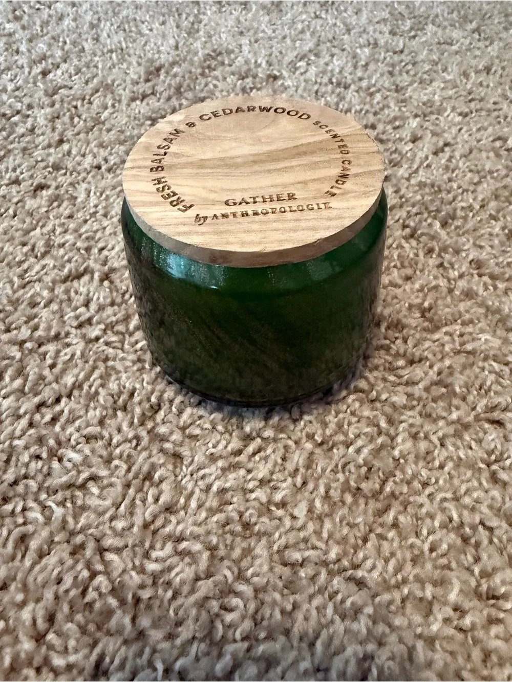NWOT | Anthropologie Gather | Fresh Balsam & Cedarwood Scented Candle
